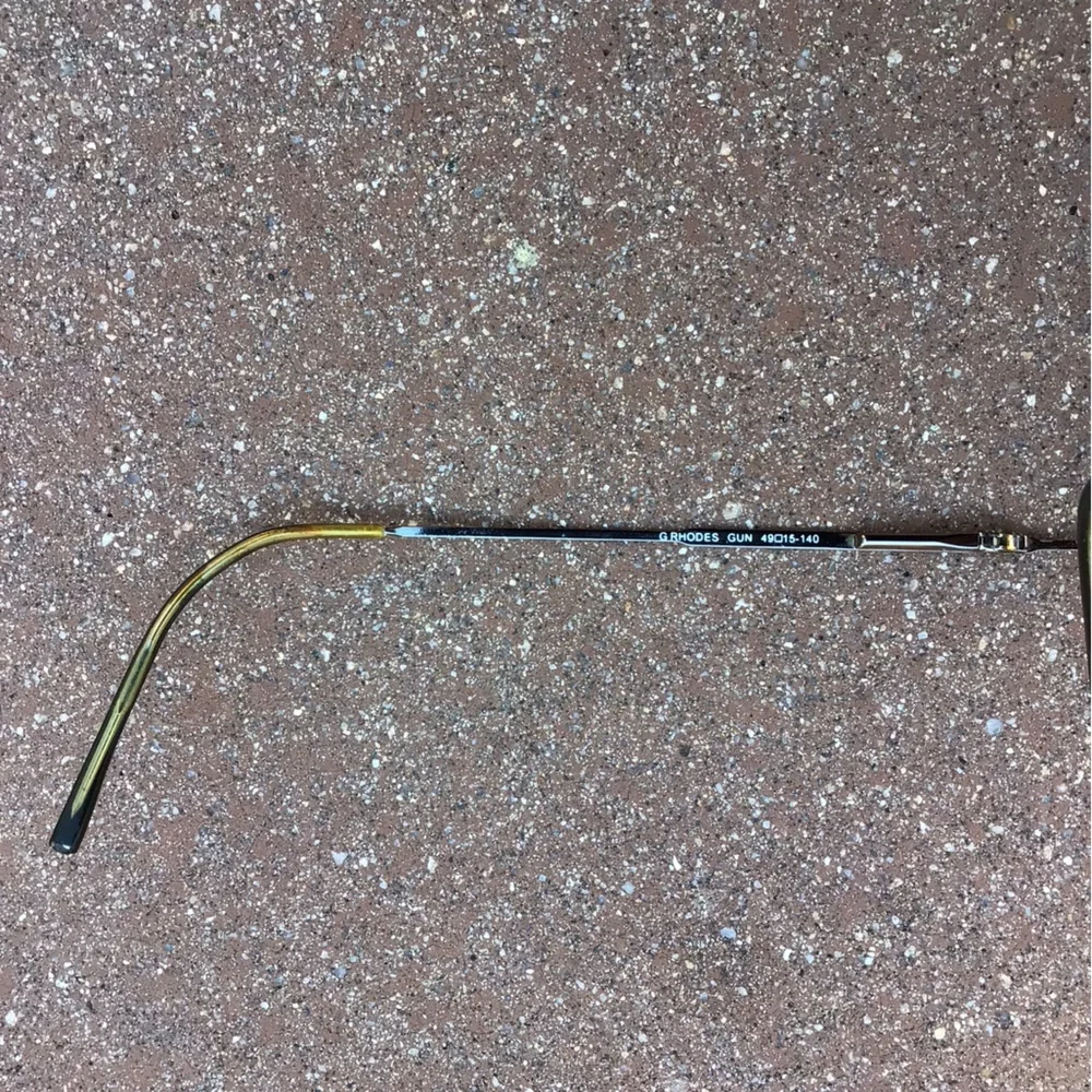 Gant G RHODES Gunmetal Wire Rectangle Eyeglasses Frames